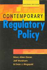 Contemporary Regulatory Policy