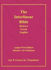 Interlinear Hebrew Greek English Bible-PR-FL/OE/KJ Large Pring Volume 1