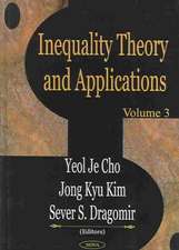 Inequality Theory & Applications: Volume 3