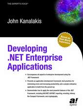 Developing .NET Enterprise Applications