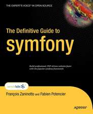 The Definitive Guide to symfony