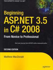 Beginning ASP.NET 3.5 in C# 2008: From Novice to Professional