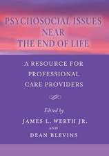 Psychosocial Issues Near the End of Life