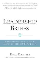 Leadership Briefs: Shaping Organizational Culture to Stretch Leadership Capacity