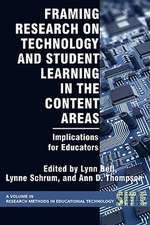 Framing Research on Technology and Student Learning in the Content Areas