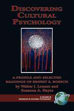 Discovering Cultural Psychology