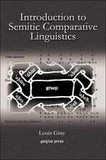 Introduction to Semitic Comparative Linguistics