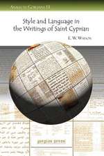 Style and Language in the Writings of Saint Cyprian