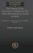 The History of the Governors of Egypt by Abu 'Umar Muhammad Ibn Yusuf Al-Kindi: Biblical Themes of Justice, Peace and the Integrity of Creation