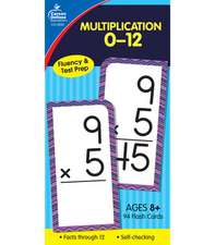 Multiplication 0-12 Flash Cards, Grades 3 - 5