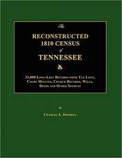 The Reconstructed 1810 Census of Tennessee