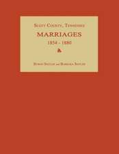 Scott County, Tennessee, Marriages 1854-1880