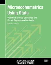 Microeconometrics Using Stata, Second Edition, Volume I: Cross-Sectional and Panel Regression Models