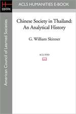 Chinese Society in Thailand: An Analytical History