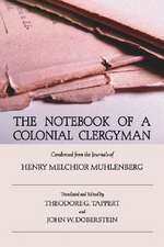 The Notebook of a Colonial Clergyman