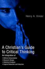 A Christian's Guide to Critical Thinking