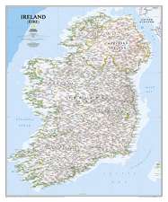 Ireland Classic, laminated: Wall Maps Countries & Regions