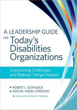 A Leadership Guide for Today's Disabilities Organizations: Overcoming Challenges and Making Change Happen