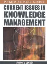 Current Issues in Knowledge Management