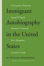 Immigrant Autobiography in the United States