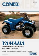 Yamaha YFM80 Moto–4, Badger and Raptor ATV (1985–2008) Service Repair Manual