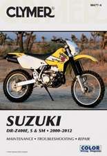 Suzuki DR–Z400E, S & SM Manual Motorcycle (2000–2012) Service Repair Manual