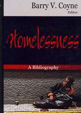 Homelessness: A Bibliography