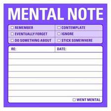 Mental Note