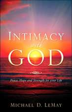 Intimacy with God