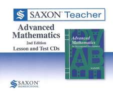 Saxon Advanced Mathematics: Lessons and Tests