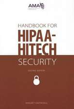 Handbook for HIPAA-HITECH Security [With CDROM]