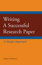 Writing a Successful Research Paper: A Simple Approach