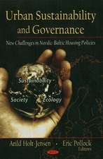 Urban Sustainability and Governance