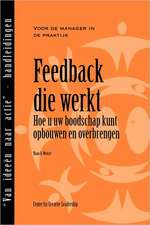 Feedback That Works