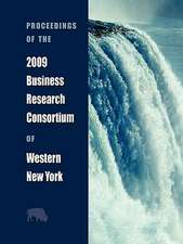 Proceedings of the 2009 Business Research Consortium of Western New York