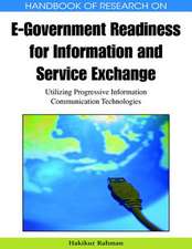 Handbook of Research on E-Government Readiness for Information and Service Exchange