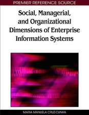 Social, Managerial, and Organizational Dimensions of Enterprise Information Systems