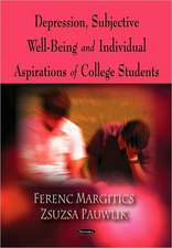 Depression, Subjective Well-Being, and Individual Aspirations of College Students