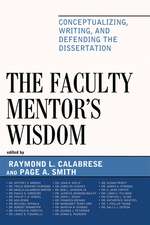 Faculty Mentor's Wisdom