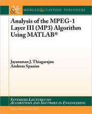 Analysis of the MPEG-1 Layer III (MP3) Algorithm Using MATLAB