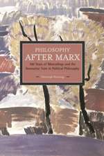 Philosophy After Marx: 100 Years Of Misreadings And The Normative Turn In Political Philosophy: Historical Materialism, Volume 65