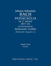 Passacaglia in C minor, BWV 582