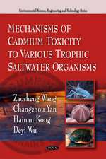 Mechanisms of Cadmium Toxicity to Various Trophic Saltwater Organisms