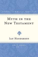 Myth in the New Testament