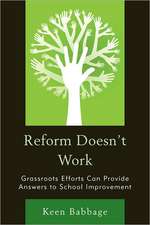 Reform Doesn't Work