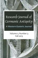 Research Journal of Germanic Antiquity