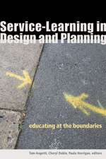 Service–Learning in Design and Planning – Educating at the Boundaries