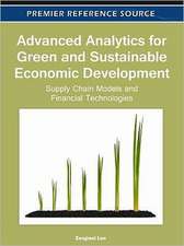 Advanced Analytics for Green and Sustainable Economic Development