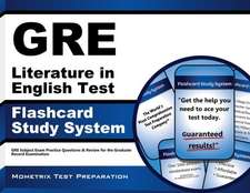 GRE Literature in English Test Flashcard Study System: GRE Subject Exam Practice Questions and Review for the Graduate Record Examination