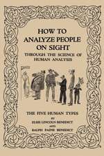 How to Analyze People on Sight